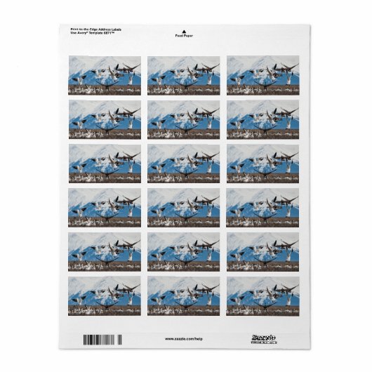 散乱ゲーゼ ラベル (フルシート)