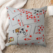 散乱トランプ模様 クッション (ブランケット)