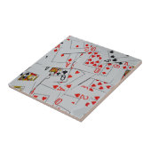 散乱トランプ模様 タイル (側面)