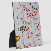 散乱トランプ模様 フォトプラーク (側面)