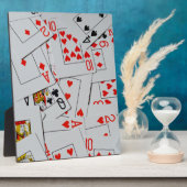 散乱トランプ模様 フォトプラーク (側面)