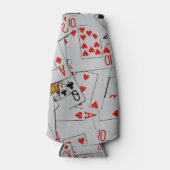 散乱トランプ模様 ボトルクーラー (正面)