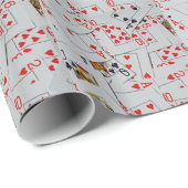 散乱トランプ模様 ラッピングペーパー (ロールコーナー)