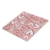 散乱ハートセラミックタイル タイル (側面)