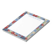 散乱フローラ深いヒューズメモ帳 ノートパッド (回転)