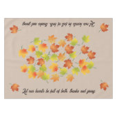 散乱紅葉感謝祭テーブルクロス テーブルクロス (正面(横))