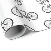 散乱自転車プリントパタカスタムーンBGカラー ラッピングペーパー (ロールコーナー)