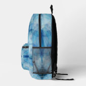 散乱花びら プリントバックパック (右)