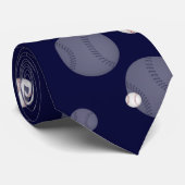 散乱野球 |スポーツギフト ネクタイ (ロール)