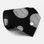 散乱野球 |スポーツギフト ネクタイ (ロール)