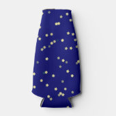 散乱金ゴールド星オンブルー ボトルクーラー (正面)