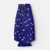 散乱金ゴールド星オンブルー ボトルクーラー (裏面)