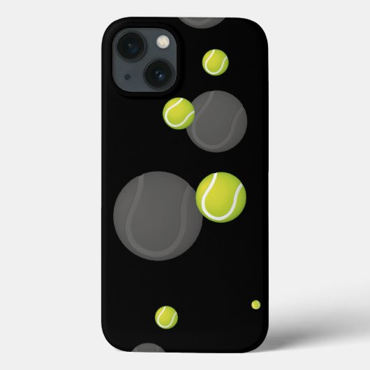 散在するテニススポーツカッコいいギフト Case-Mate iPhoneケース (裏面)