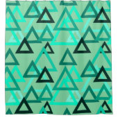 散在する三角形 シャワーカーテン (正面)