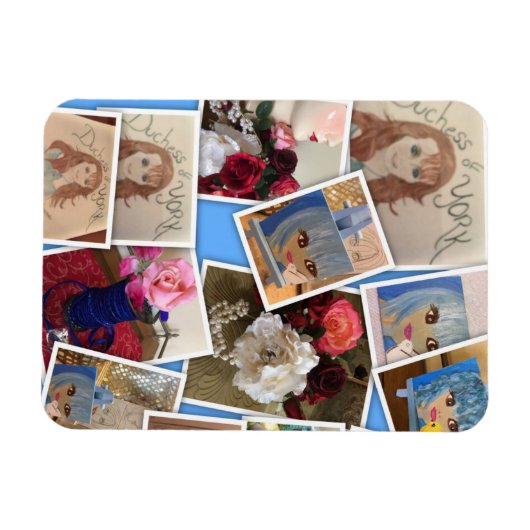 散在する写真 マグネット (横)