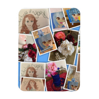 散在する写真 マグネット