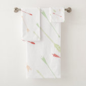 散在する矢印 バスタオルセット (インサイチュ)