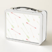 散在する矢印 メタルランチボックス (裏面)