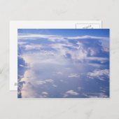 散在する雲の上に表示 ポストカード (正面/裏面)