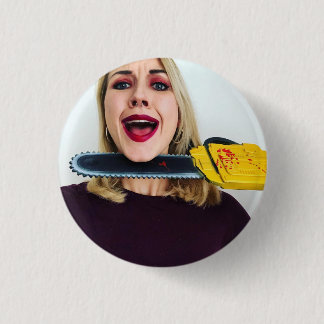 散弾銃とのZobo -チェーンソーのバッジ 缶バッジ