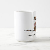 散弾銃のマウスのマグ コーヒーマグカップ (中央)