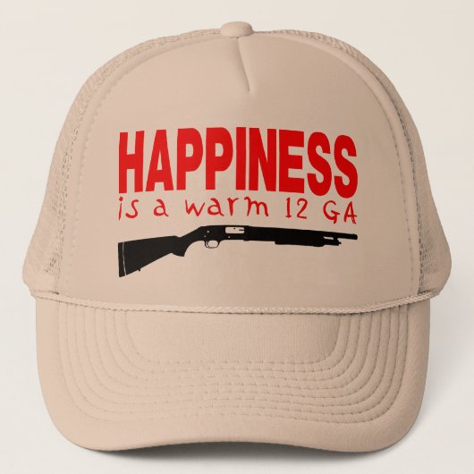 散弾銃の射撃、発砲 キャップ (正面)