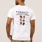 散弾銃の雄鹿1 Tシャツ (裏面)