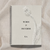 散文と詩のためのミニマリストのライティングノートブック ノートブック