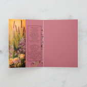 散文の花生まれの7月 カード (内部)