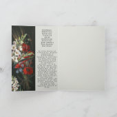 散文威厳がある生まれの月 カード (内部)