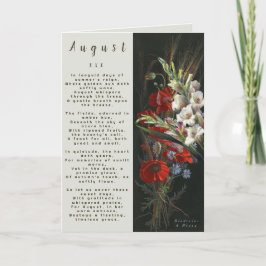 散文威厳がある生まれの月 カード