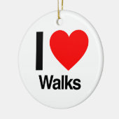 散歩が大好き セラミックオーナメント (左)