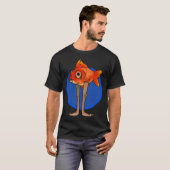 散歩する金魚 Tシャツ (正面フル)