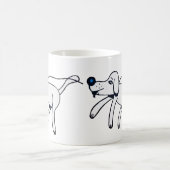 散歩だワン！ コーヒーマグカップ (中央)