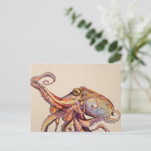 散歩に行く ポストカード (スタンド正面)