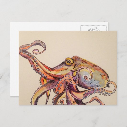 散歩に行く ポストカード (正面/裏面)