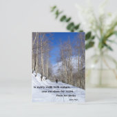 散歩のたびに自然...John Muir著 ポストカード (スタンド正面)