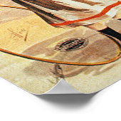 散歩の母と娘(カラーリトボ) ポスター (角)