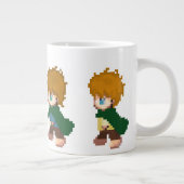 散歩の準備は？ ジャンボコーヒーマグカップ (右)