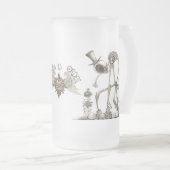 散歩の煙BG フロストグラスビールジョッキ (正面右)