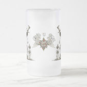 散歩の煙BG フロストグラスビールジョッキ (中央)