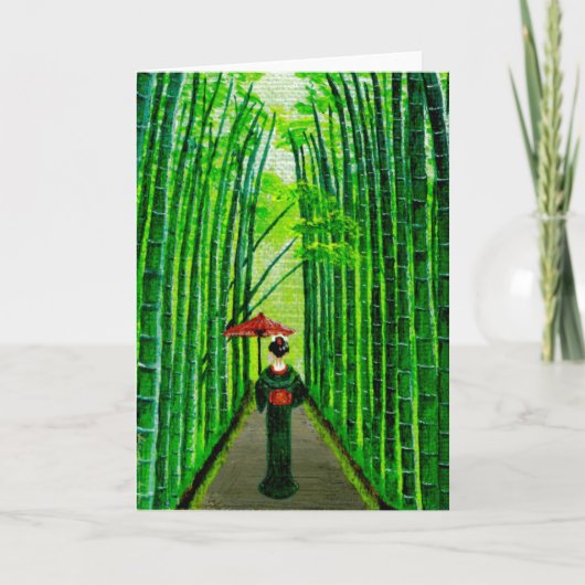 "散歩の美しい" カード (正面)