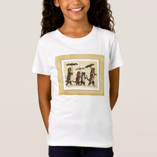 散歩猫 Tシャツ (正面)