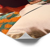 散歩用 – (スケッチボードのロゴ付き) ポスター (角)