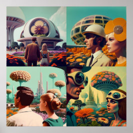 散歩用 – (スケッチボードのロゴ付き) ポスター