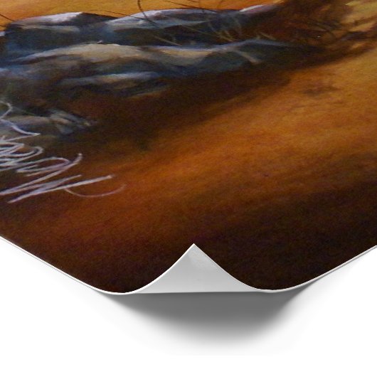 「散歩」 ポスター (角)