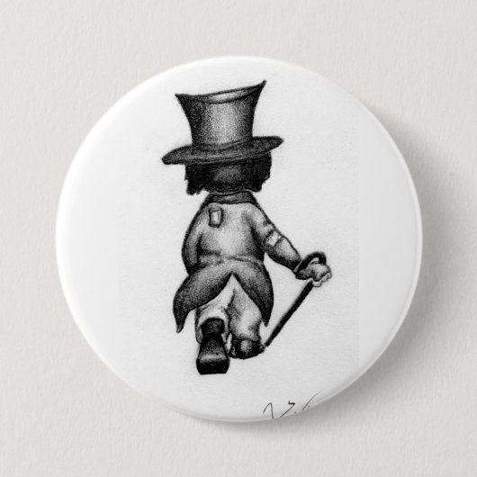 散歩 缶バッジ (正面)