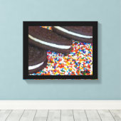 散水するクッキー キャンバスプリント (インサイチュ (ウッドフロア))