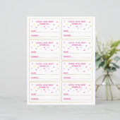 散水ゲームパーティーカードセットを推測 (スタンド正面)