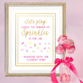 散水ドーナツパーティーアクティビティゲームサインを推測